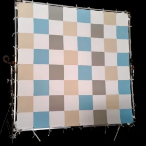 Amber Muslin Checkerboard for film and photography shoot
