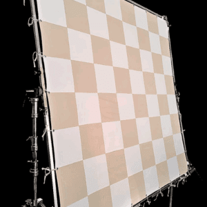 Bleached Unbleached Checkerboard Overhead:Butterfly Fabric available in www.ciematographer-tool.com