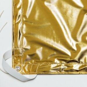 Golden Lame Bounce Cloth for Overhead and Butterfly Frame available on https://www.cinematographer-tool.com