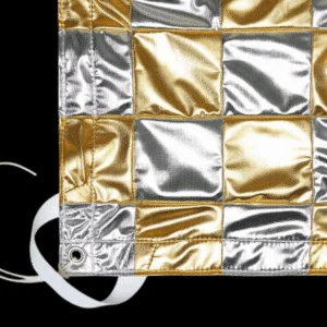 Golden Silver Checkerboard for Overhead : Butterfly Frame available on Golden Silver Checkerboard for Overhead : Butterfly Frame available on www.cinematographer-tool.com